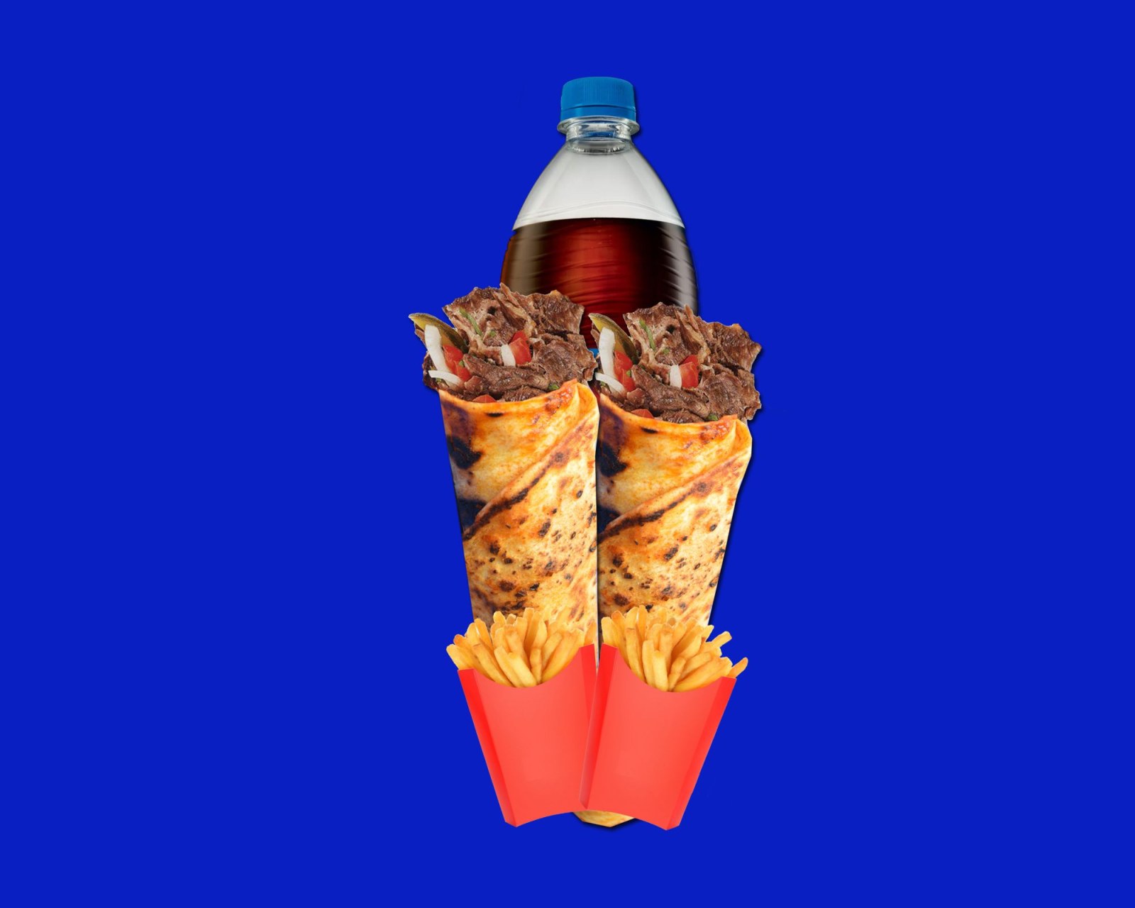2'li Et Döner Dürüm Menü