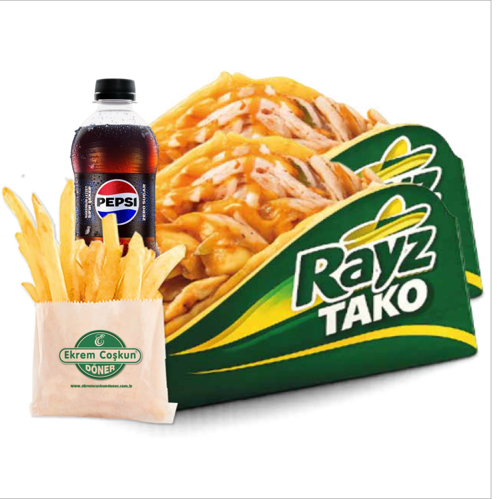 Rayz Tako Tavuk İkili Menü