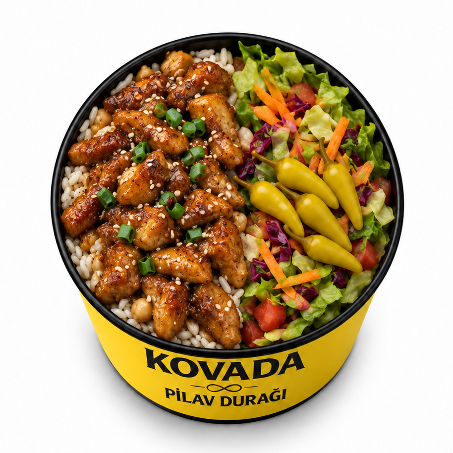 Kovada Pilav Üstü Tatlı Ekşi Soslu Tavuk