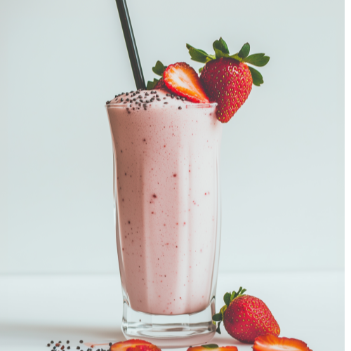 Çilekli Milkshake