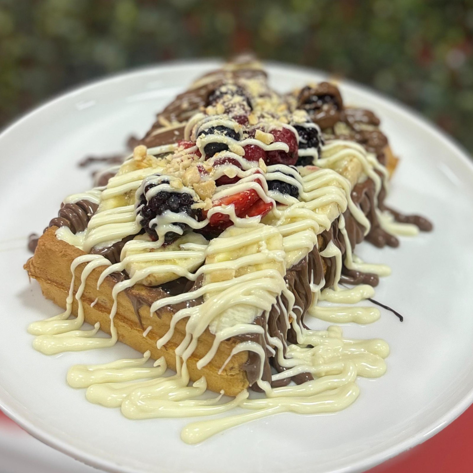 ChocoBerry Bliss Waffle