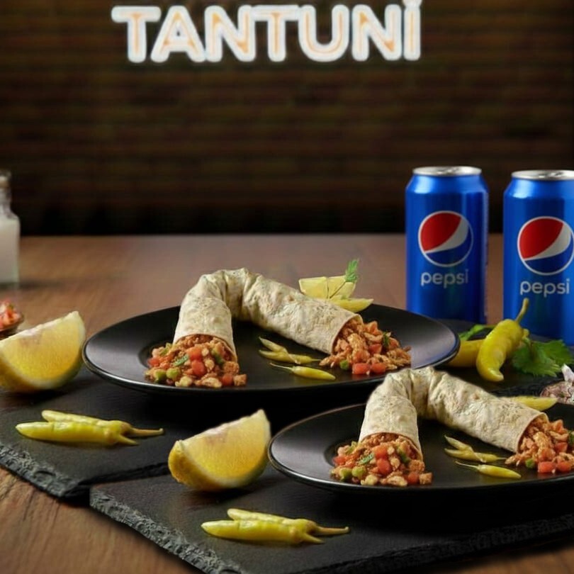 2 Li Tantuni Dürüm + 2 Adet Kutu İçecek