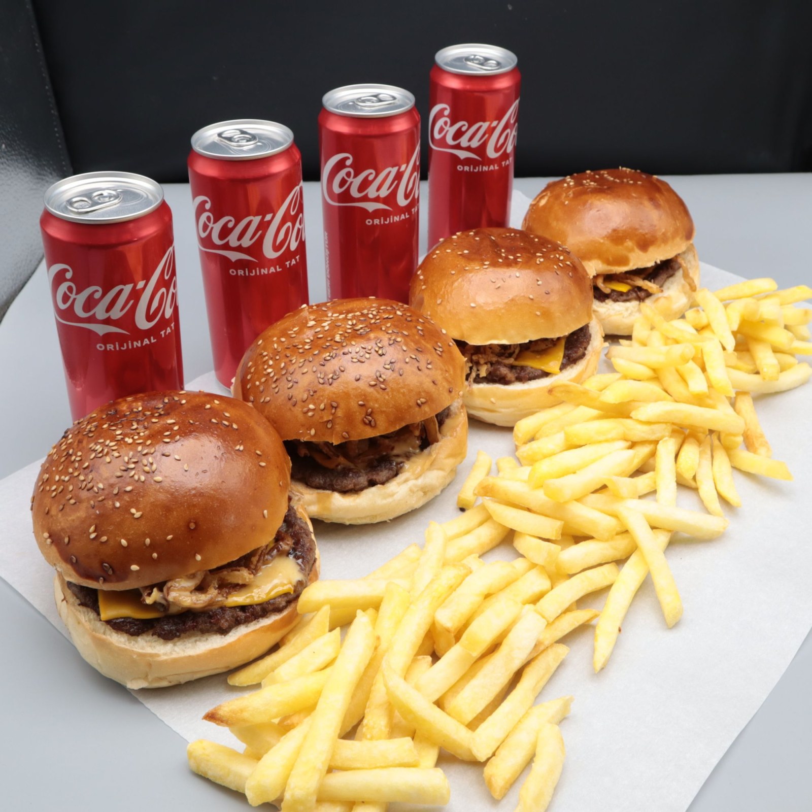 4'lü Aile Baba Burger Menü