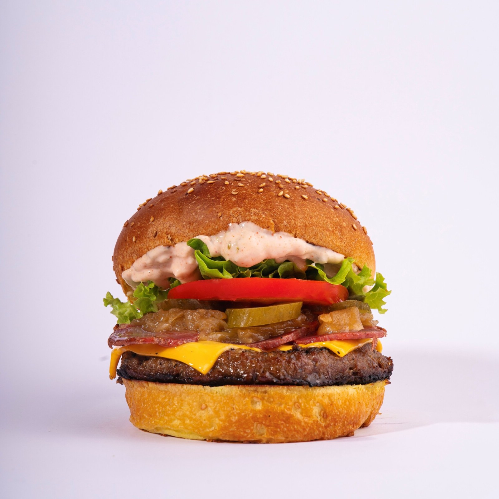Pastırma Cheddarlı Burger