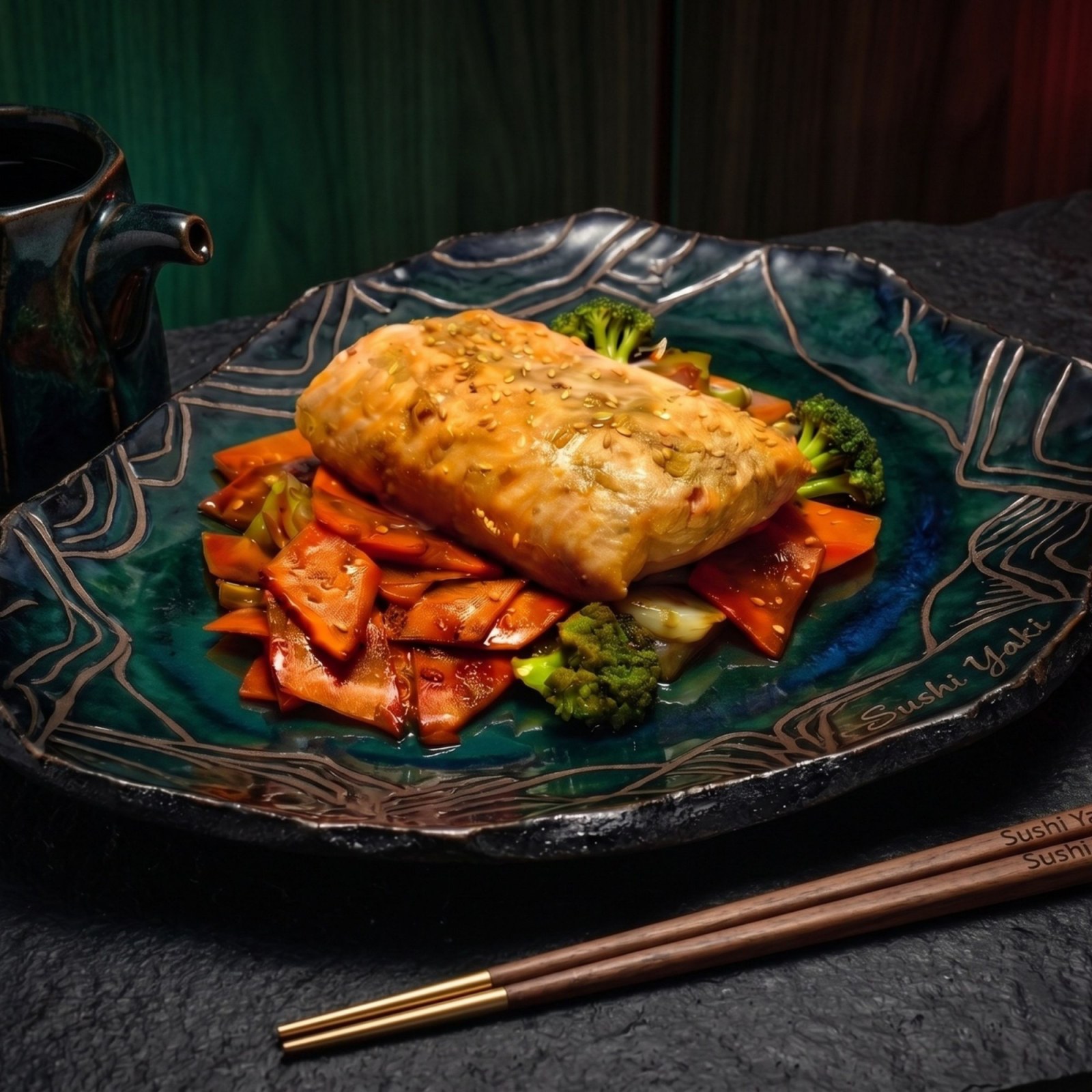 71- Teriyaki Soslu Somon