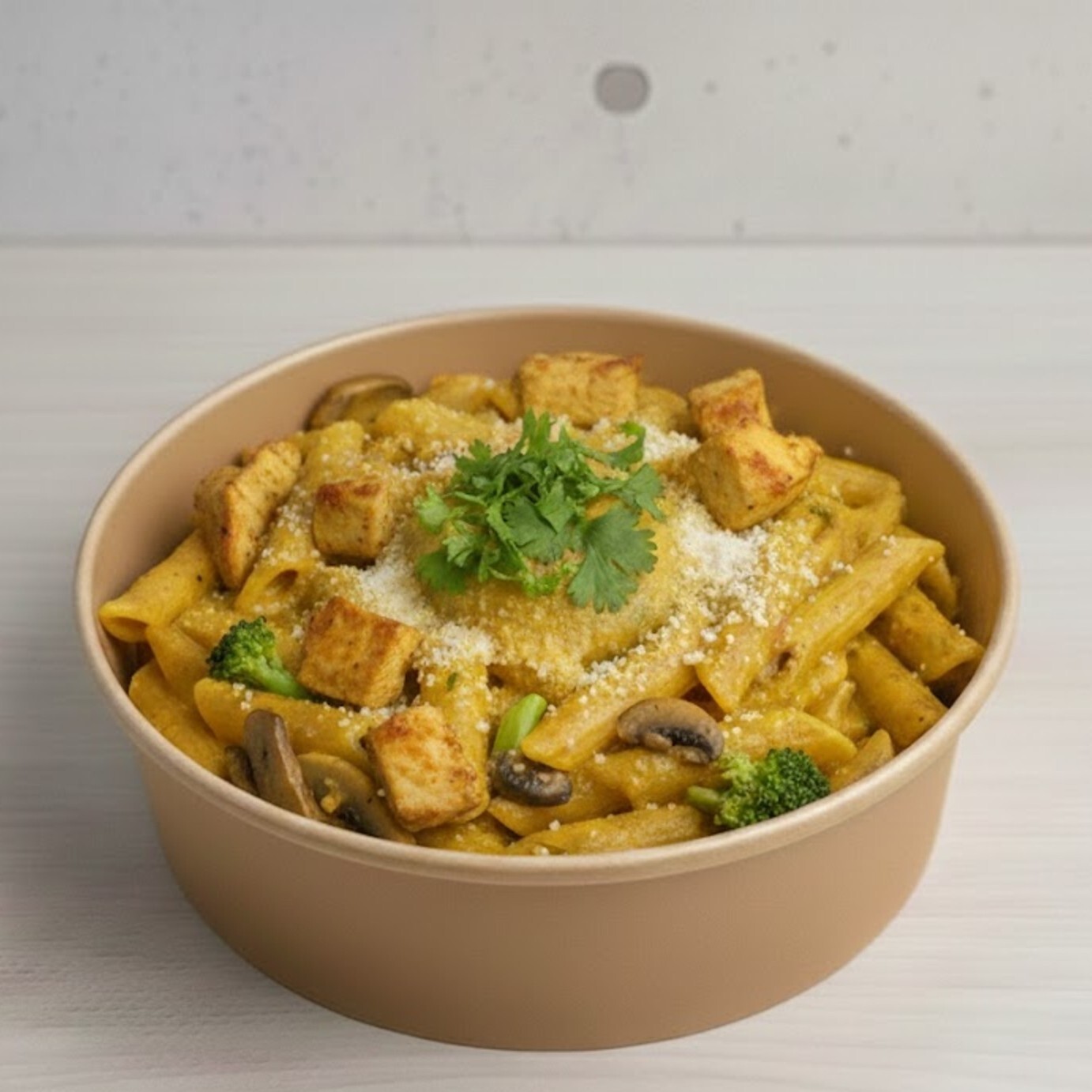 Mac'n'cheese Sebzeli̇ Tavuklu Penne