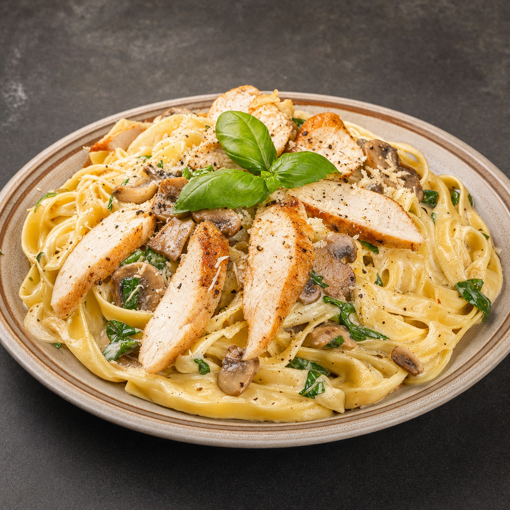 Alfredo Soslu Fettuccine