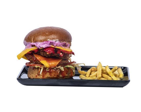 Nachos Acılı Tavuk Burger