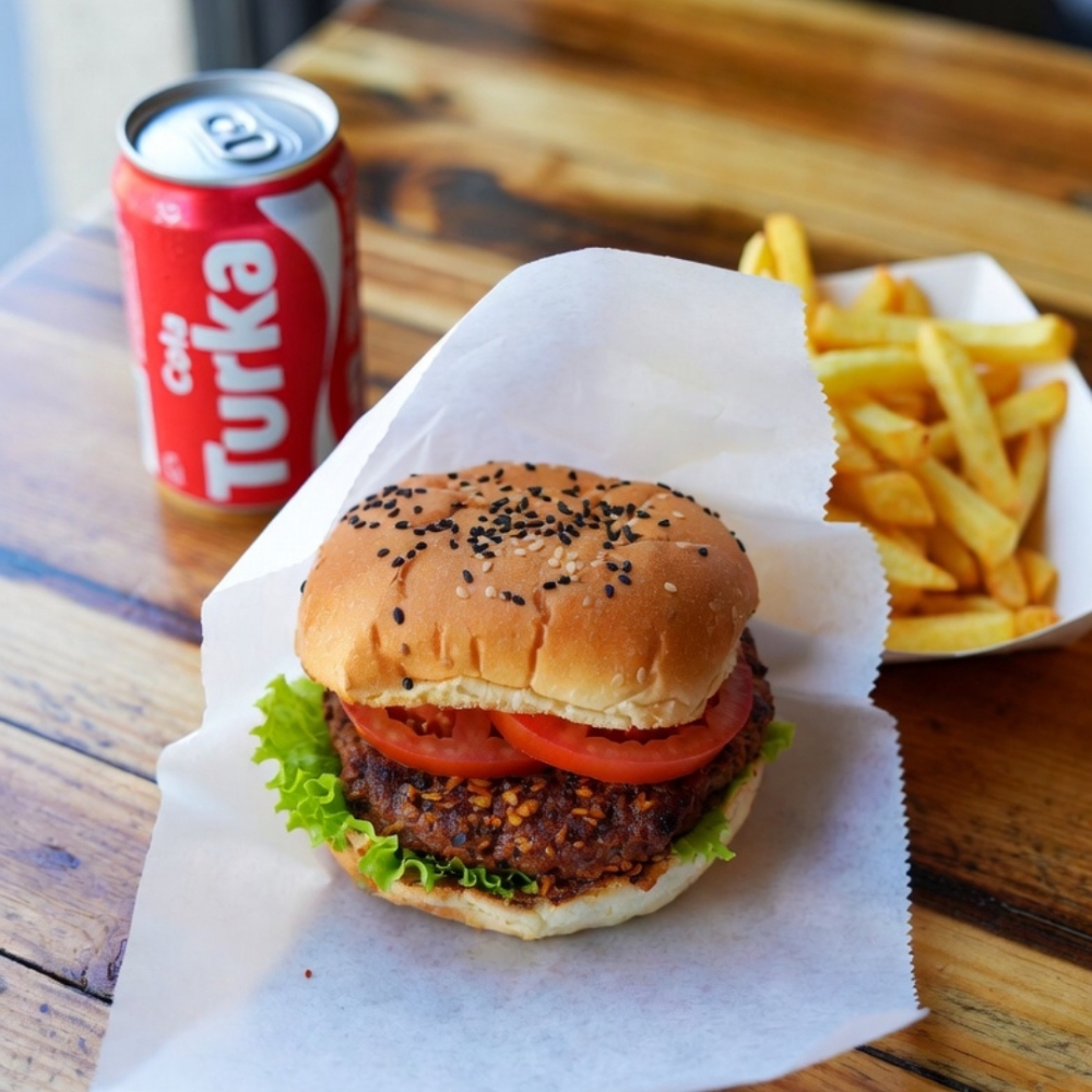 Et Burger Menü