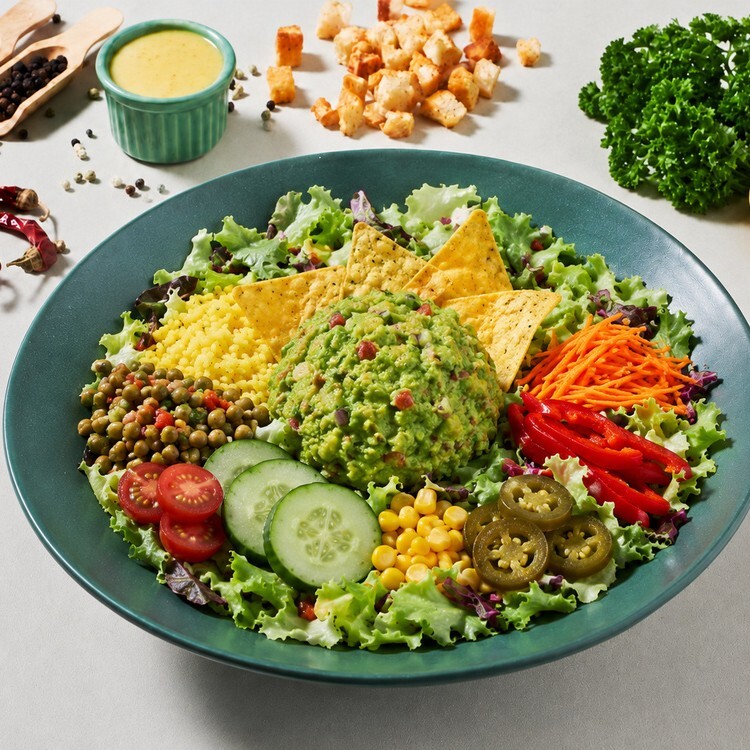 Lets Vejetaryen Mexican Salata