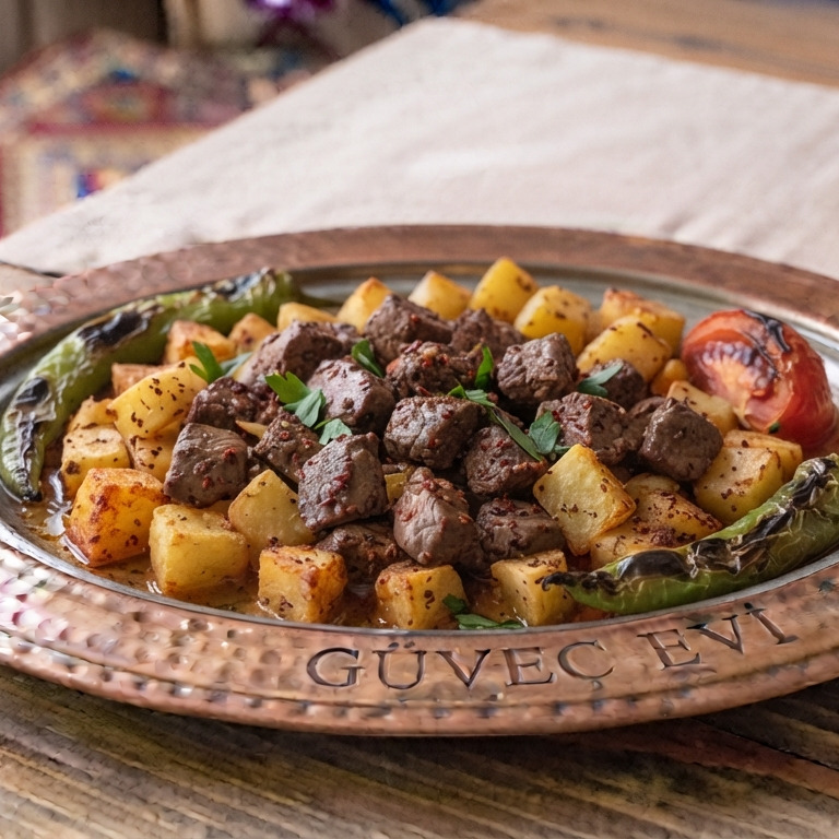 Güveç Evi’nden Patatesli Dana Arnavut Ciğeri
