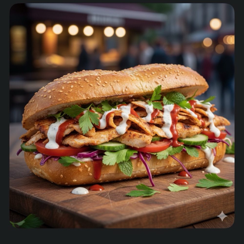 Yarım Ekmek Tavuk Döner