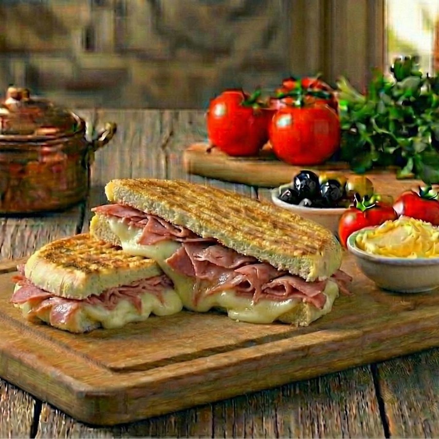 Jambonlu Bazlama