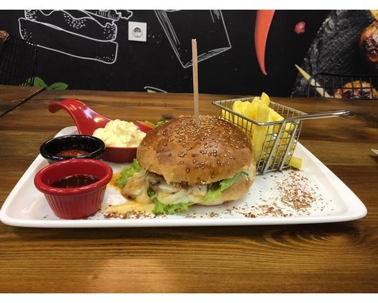 Tavuk Burger Porsiyon