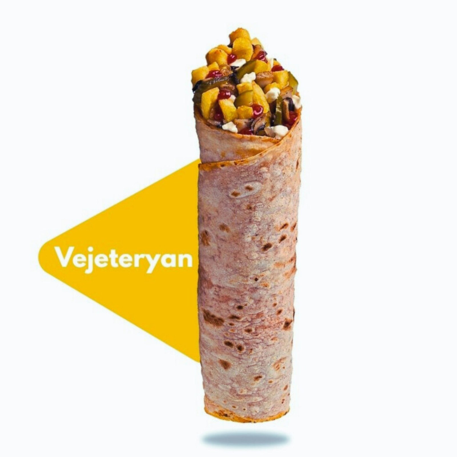 Mantarlı Vejetaryen Dürüm