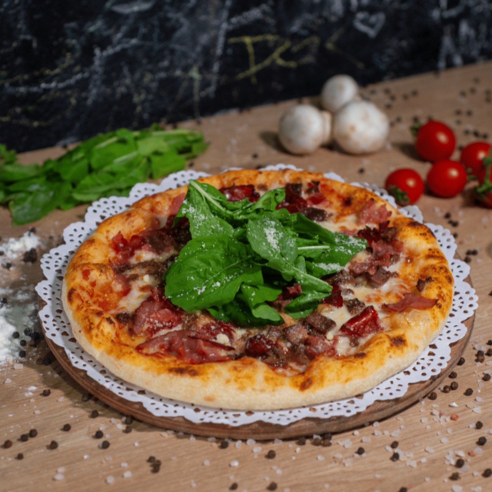 Karışık Etlim Pizza (Orta)