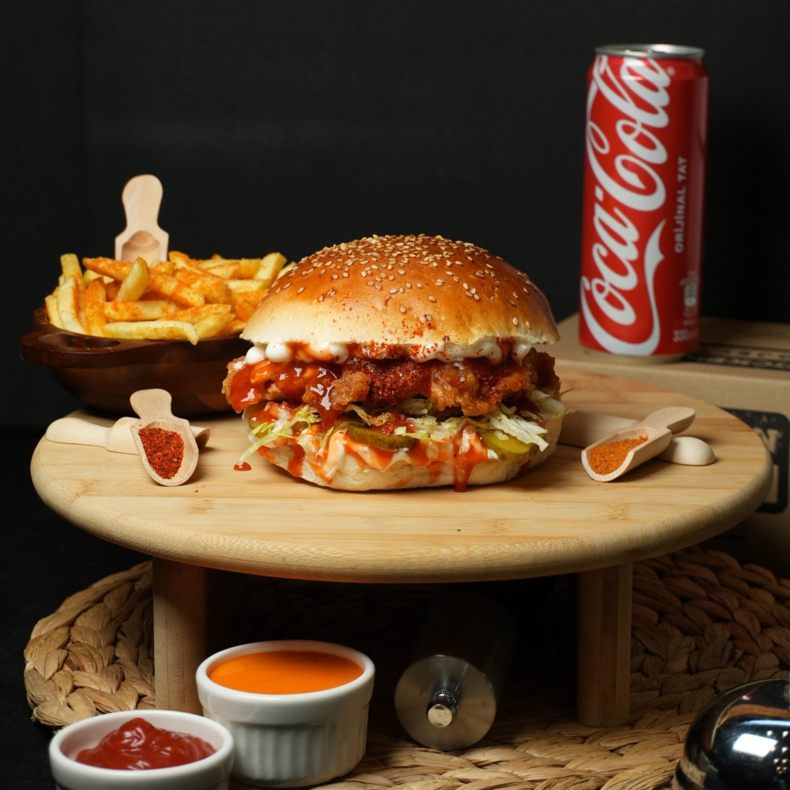 Project X Burger Menü
