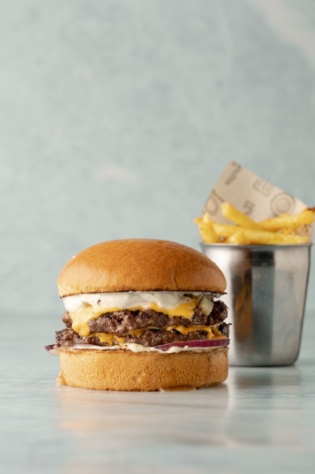 Double cheeseburger