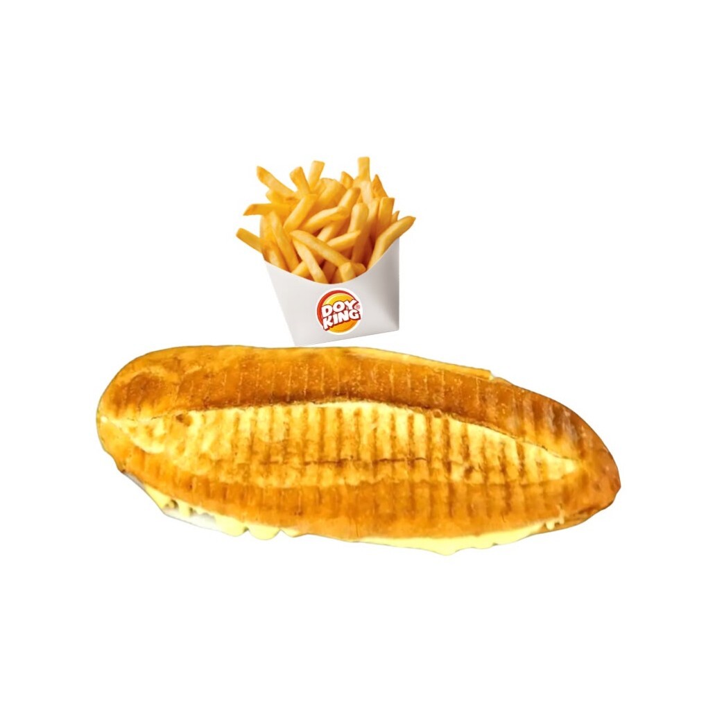 Domates Kaşarlı Tost&Patates Kızartması