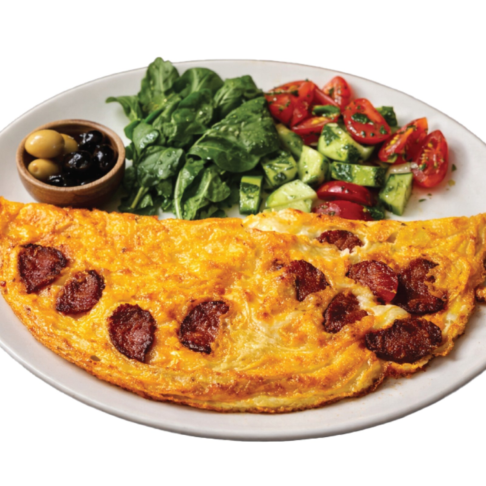 Sucuklu & Kaşarlı Omlet