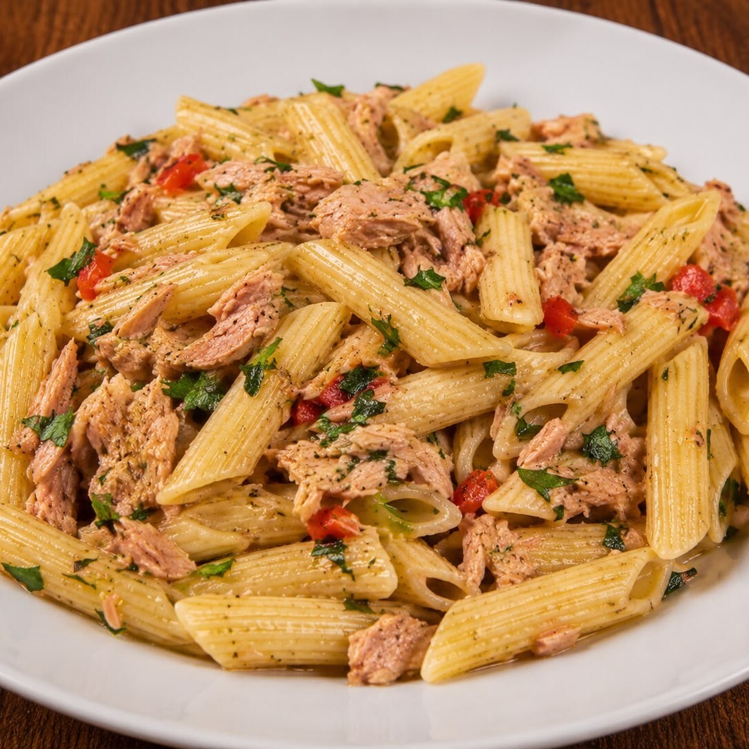 Ton Balıklı Fettucini