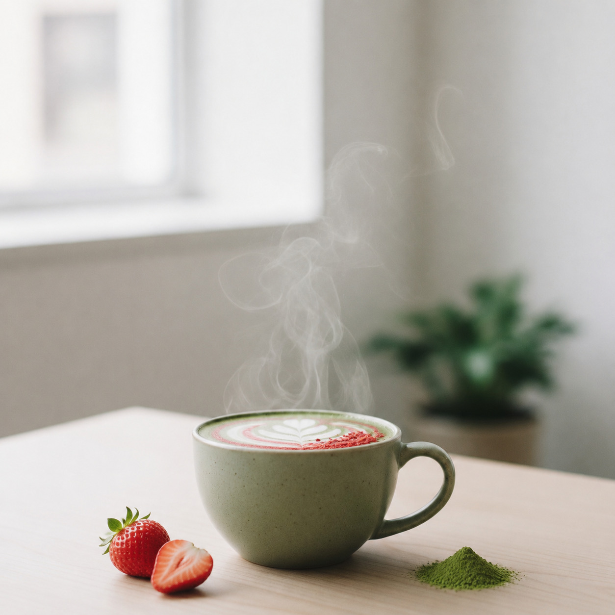 Strawberry Matcha
