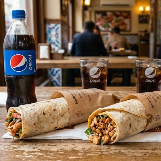 2'li Tavuk Tantuni Dürüm ve 1 Lt. Kola Menü