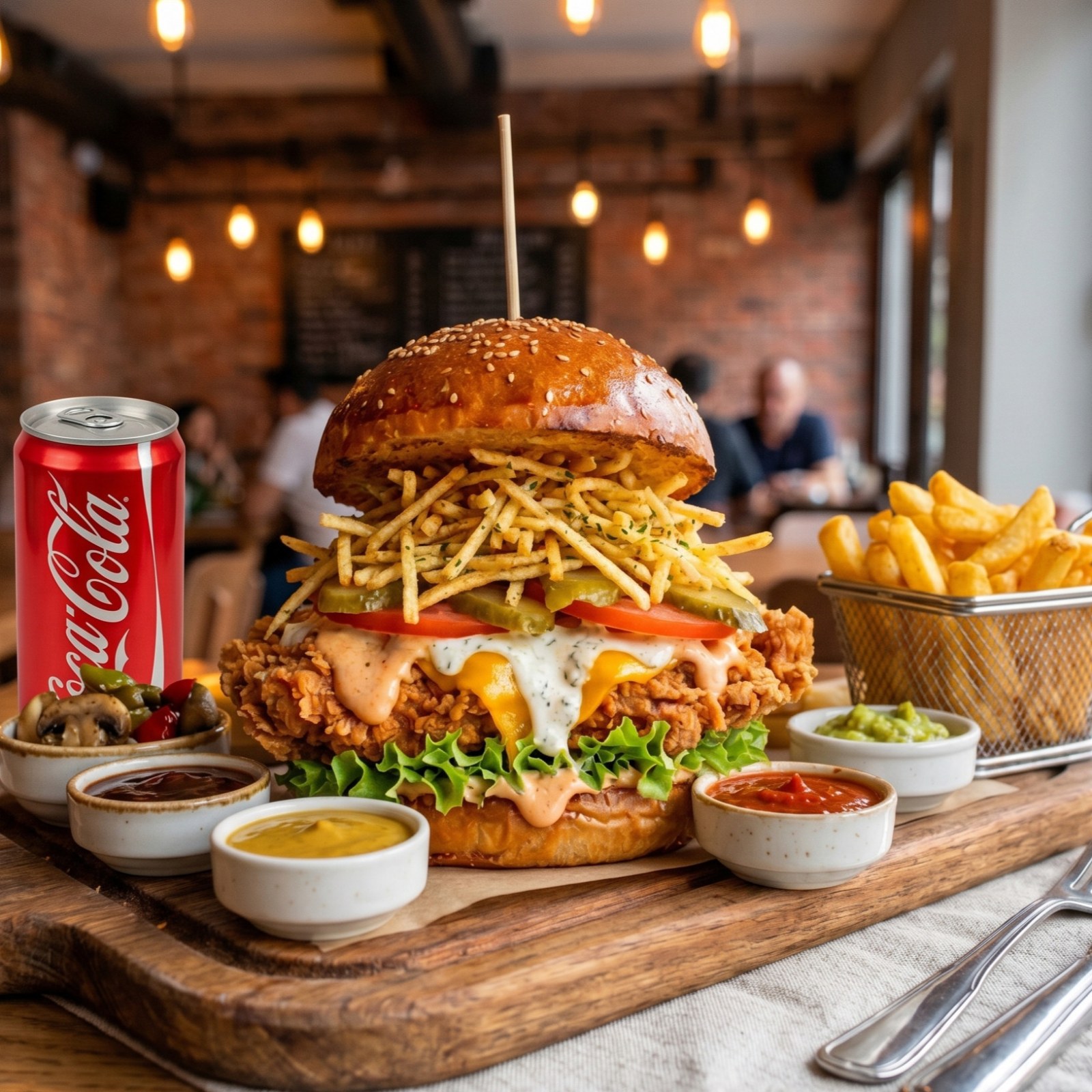 Chick Burger Menü