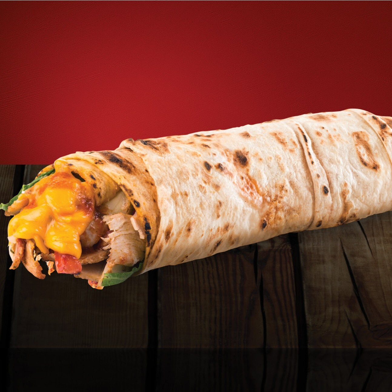 Dois Cheddarlı Tavuk Döner Dürüm