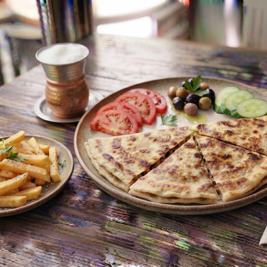 Kıymalı Gözleme Menü