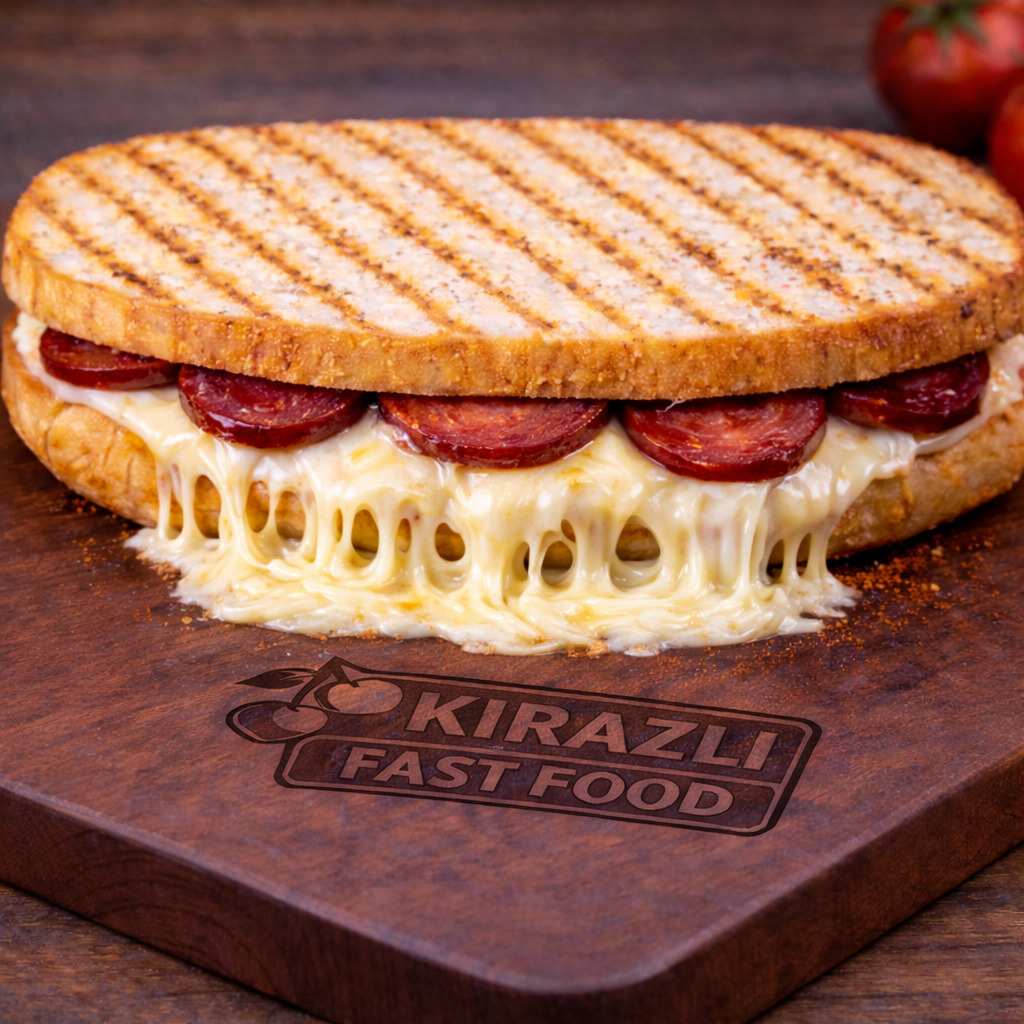 Sucuklu Kaşarlı Tost