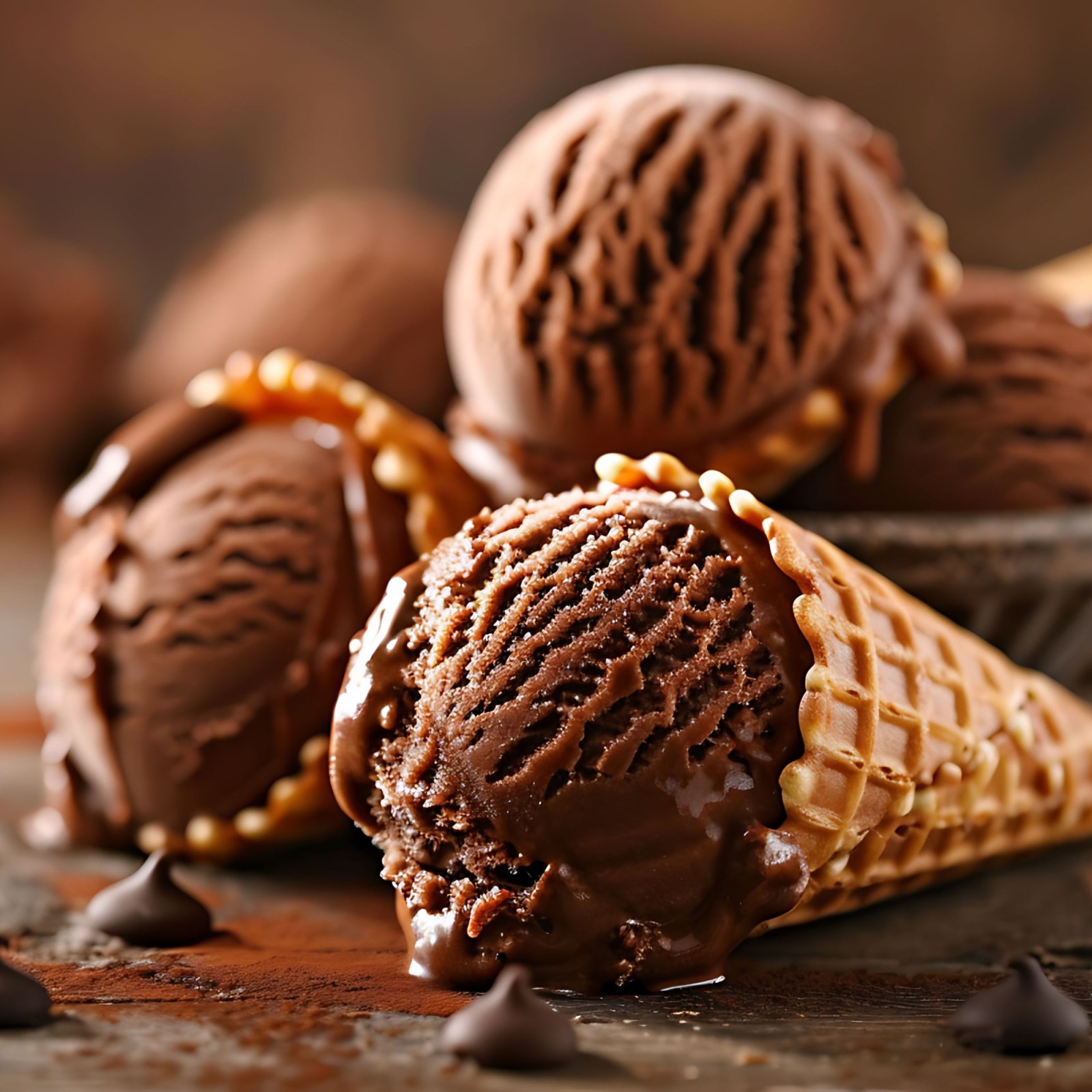 Çikolatalı Dondurma (500 gr.)