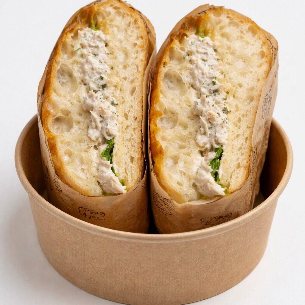 Tam Focaccia Sandviç Tavuk Dijon Sandviç