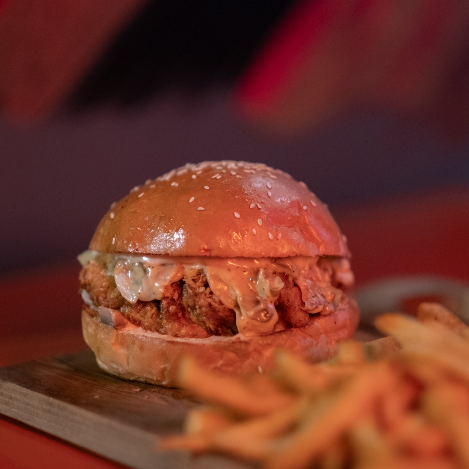 Mantarlı Chicken Bonfile Burger Menü