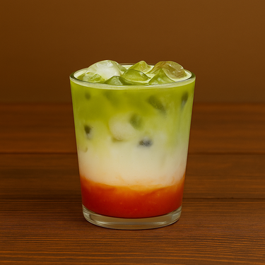 Iced Mango Matcha Latte