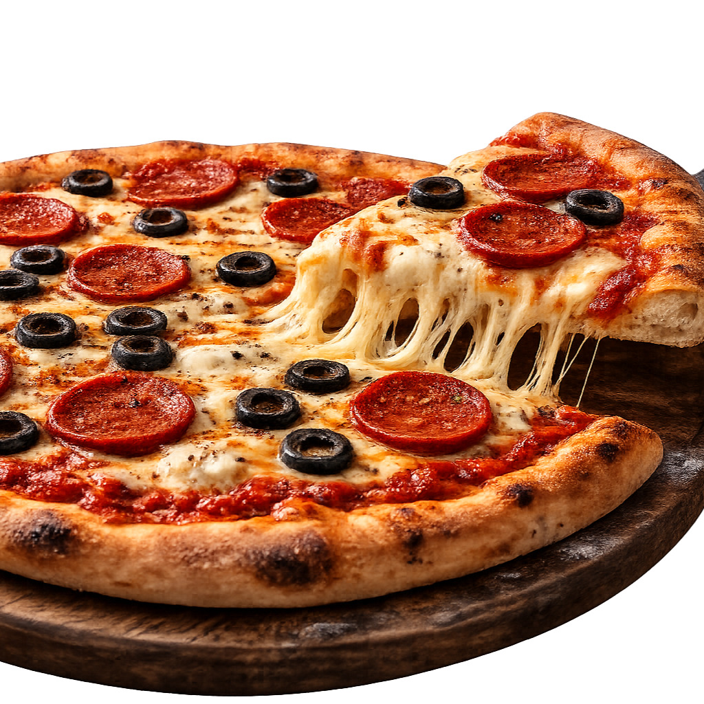 Sucuklu & Zeytinli Pizza (Orta Boy)