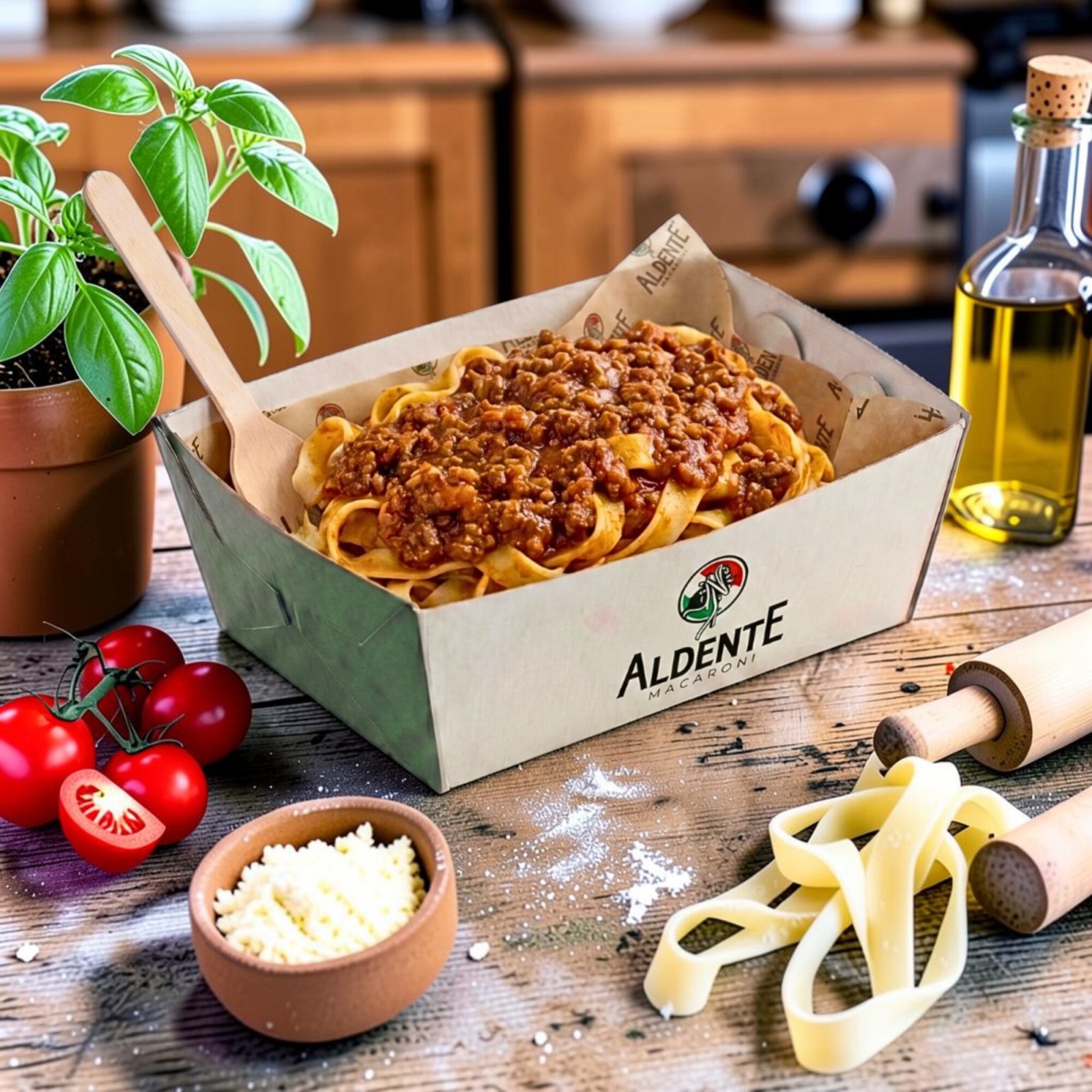 Bolanez Soslu Fettucine