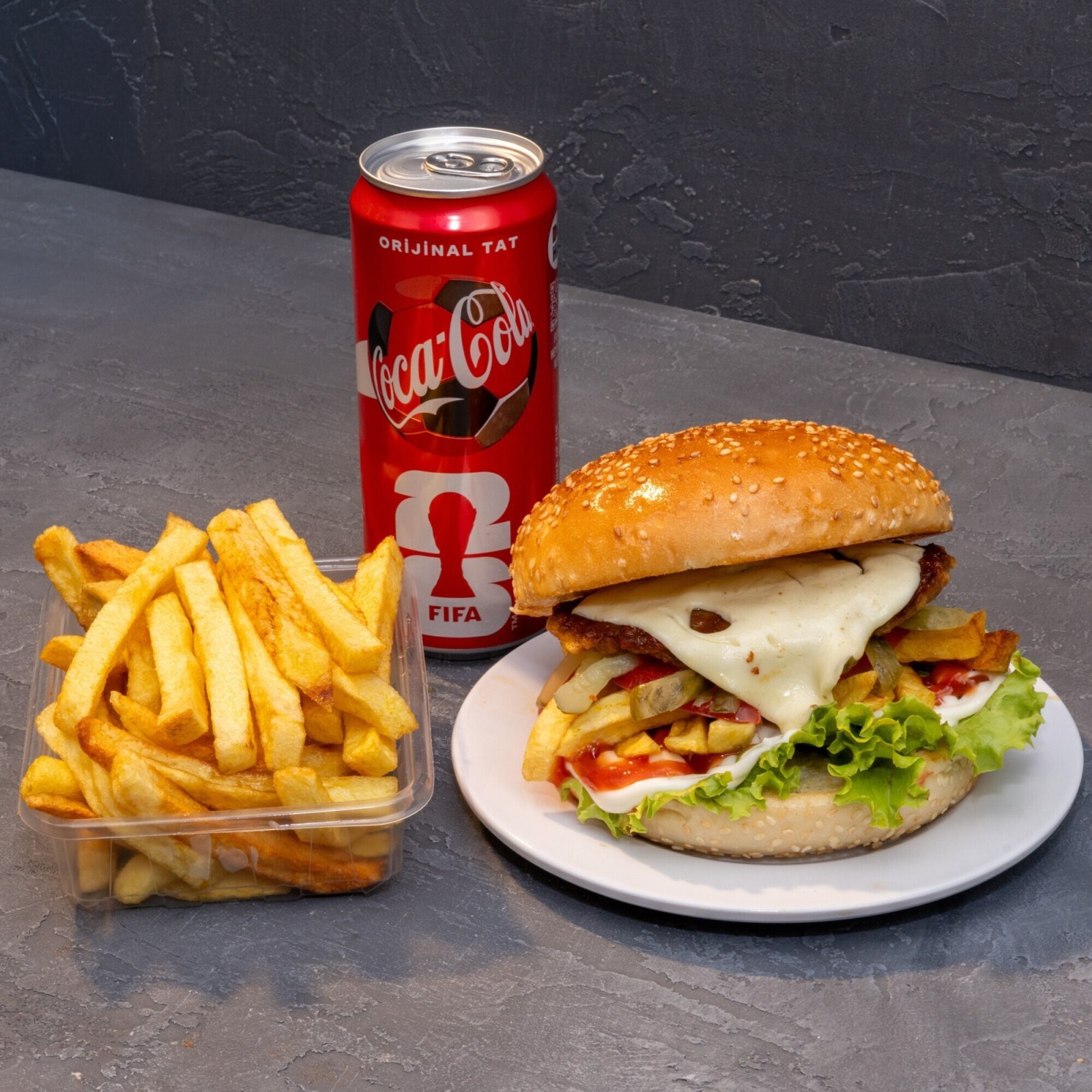 Cheeseburger Menü