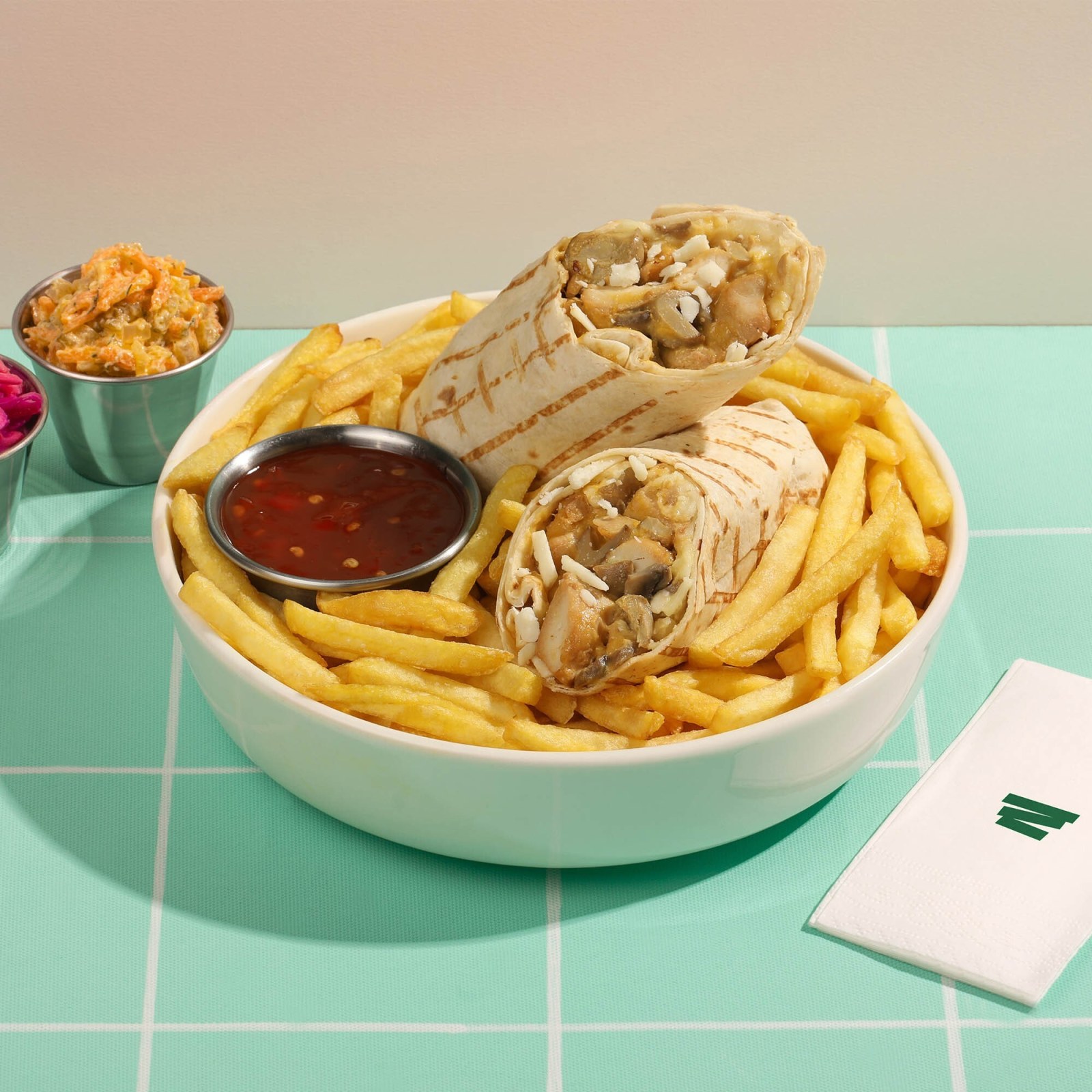 Cheddar Tavuk Wrap