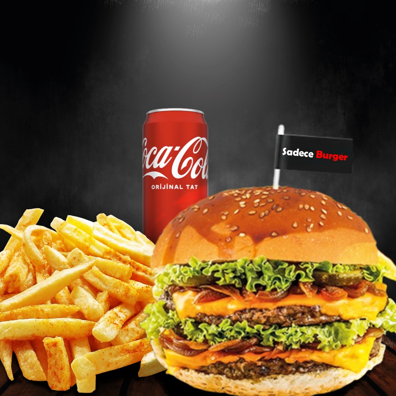 Smash XXL Burger Menü