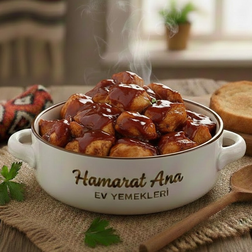 Hamarat Ana'dan Barbekü Soslu Tavuk