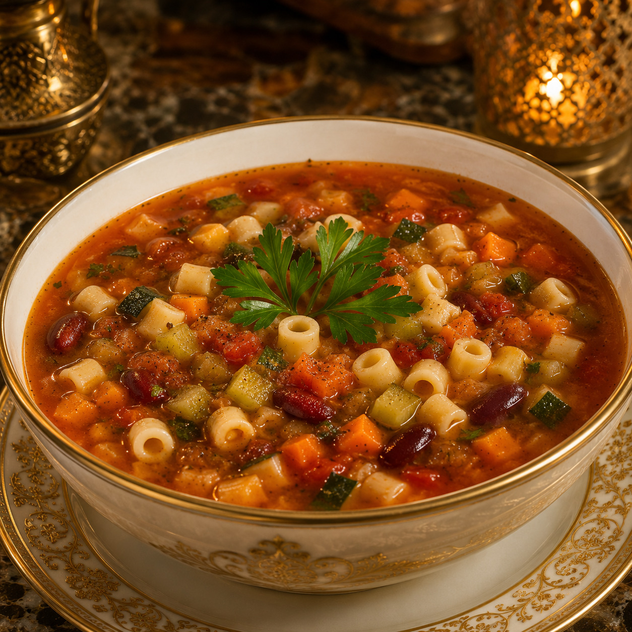 Minestrone Çorbası