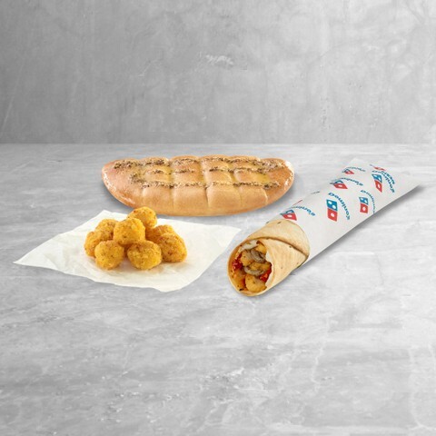 Dürümos + Sarımsaklı Ekmek + 10'lu Çıtır Tavuk Topları
