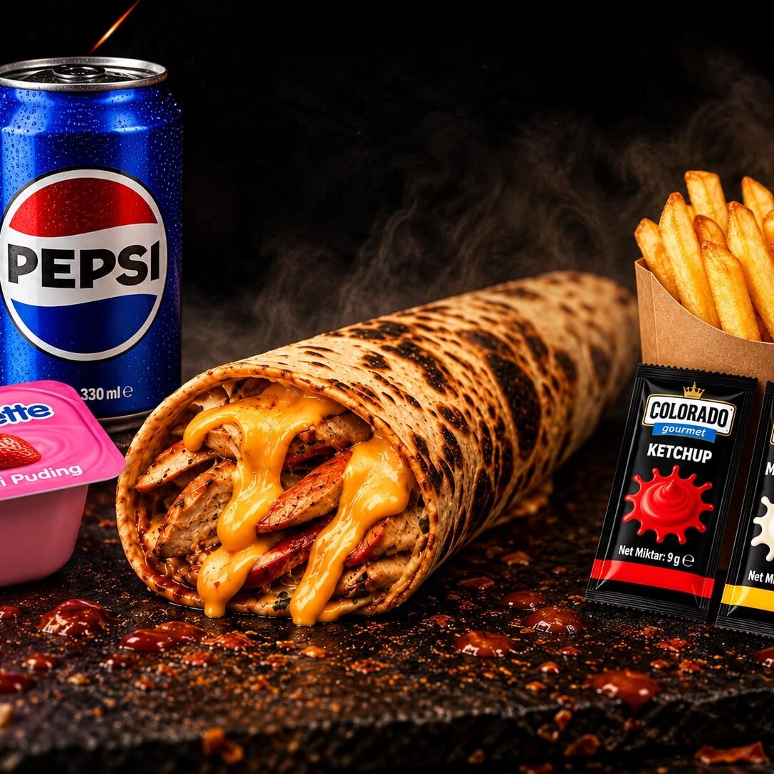 Çedar Kola Menü (120 Gr)