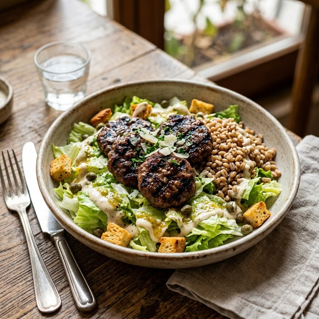 Izgara Köfteli Sezar Salata