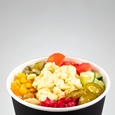 Köri Soslu Tavuklu Bowl Pilav