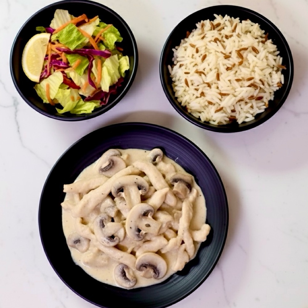 Tavuk & Mantarlı Gurme Lezzet ( Menü )