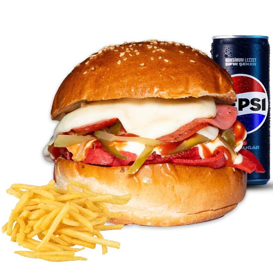 İso Eritme Burger Menü