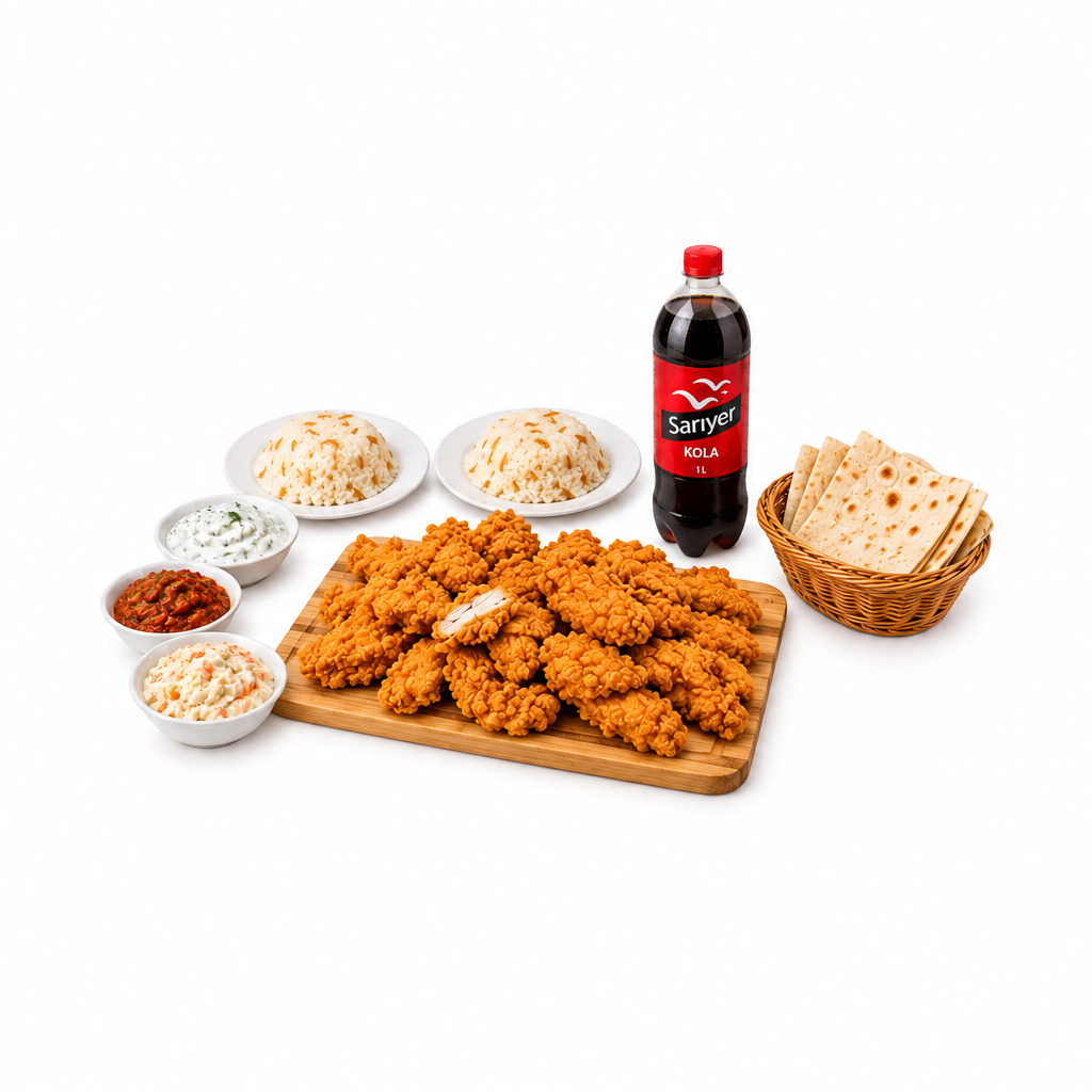 Kiloluk Çıtır Tavuk Menü (1 kg)