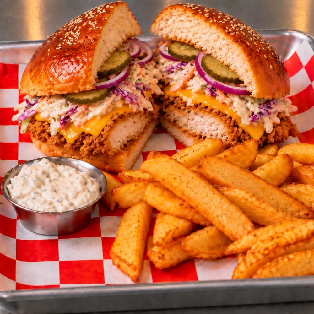 Coleslaw Fried Chicken